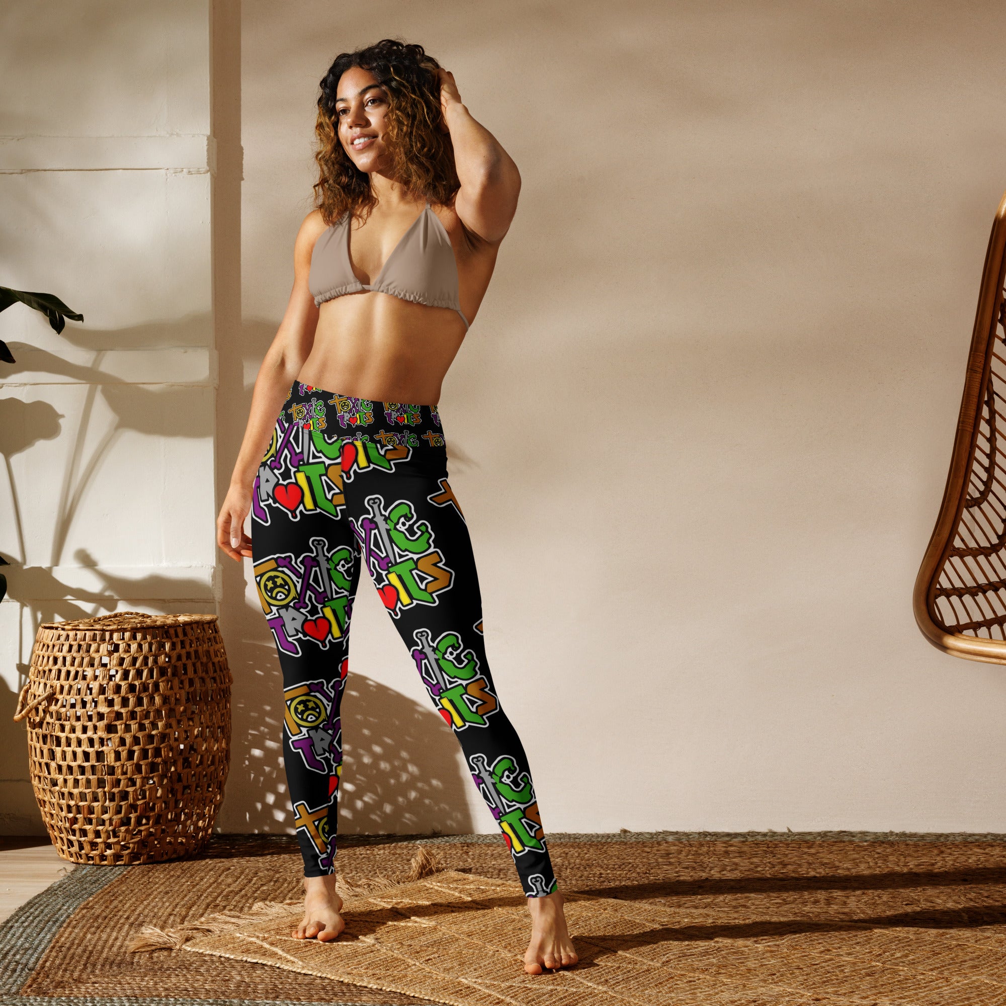 Wrap Around Mandala Carbon Yoga Leggings – The Babe Shop