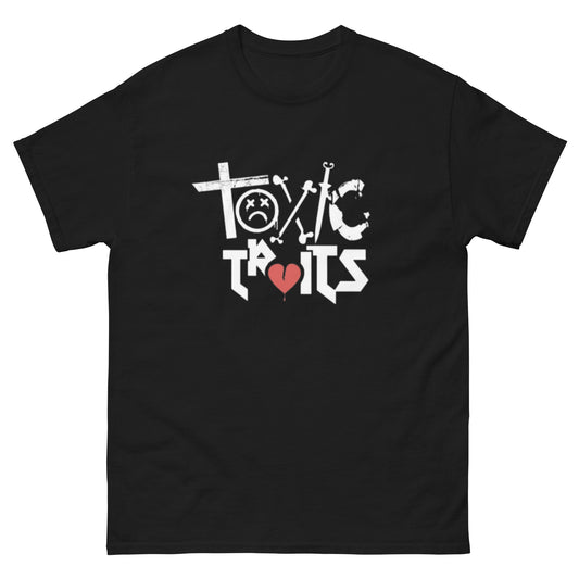 Toxic traits white lettered classic tee
